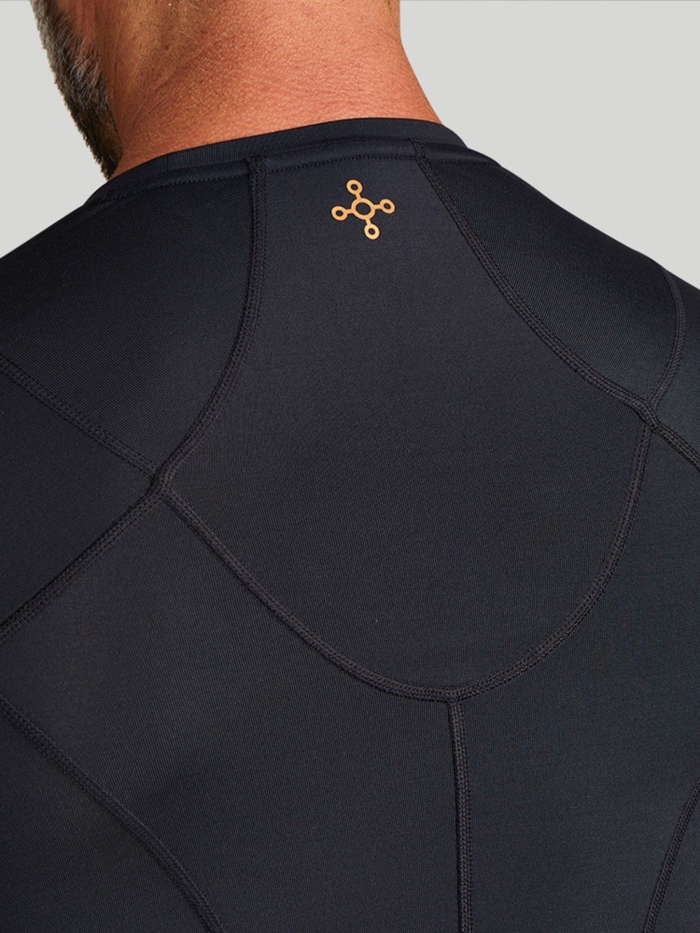 Tommie Copper Men’s Shoulder Support Short Sleeve Shirt M Black